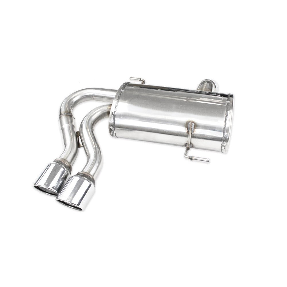 Extremidade de encaixe em aço inoxidável 2x80mm X-Race BMW E92 325i 218hp 2007-Array
