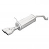 Terminal inox 2x80mm Racing RENAULT CLIO 4 900 75cv 2018