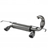 Terminal inox 80mm X-Race D+I RENAULT TWINGO III GT 900 110CV 2017-