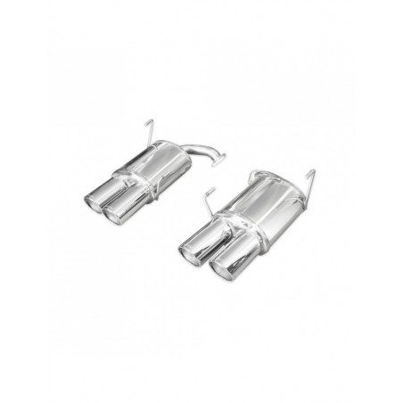 Terminal em aço inoxidável 2x90mm X-Race D+I SUBARU 2.5 WRX - STI 2.5 WRX - STI 300hp 2018