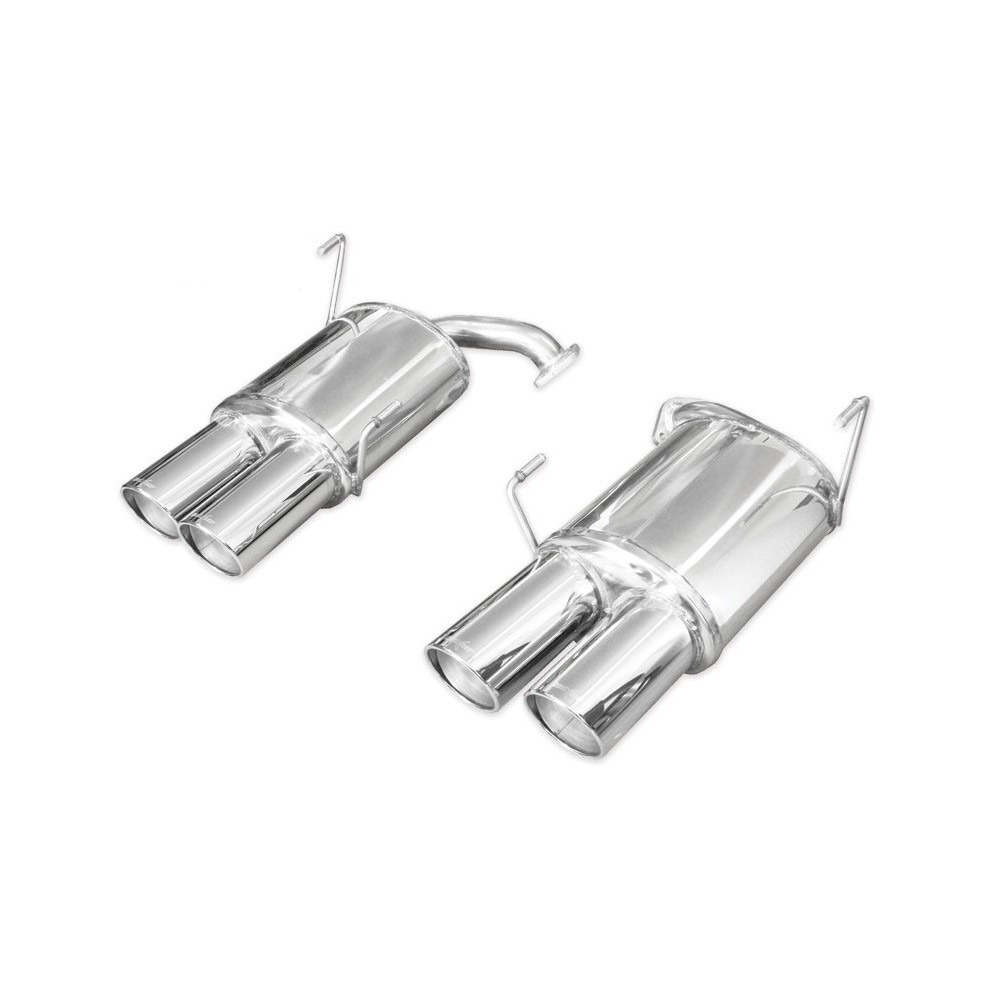 Terminal em aço inoxidável 2x90mm X-Race D+I SUBARU 2.5 WRX - STI 2.5 WRX - STI 300hp 2018Array