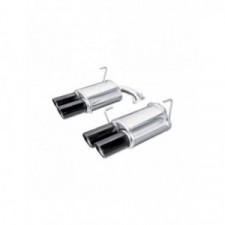 Terminal inox 2x90mm X-Race negro D+I SUBARU 2.5 WRX - STI 2.5 WRX - STI 300cv 2018