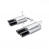 Terminal inox 2x90mm X-Race negro D+I SUBARU 2.5 WRX - STI 2.5 WRX - STI 300cv 2018