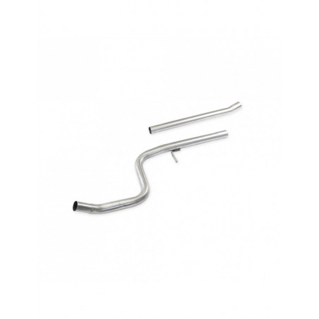 Tubo central INOX para PEUGEOT 208 1.6 GTI 30TH 208cv 2015- diám.55