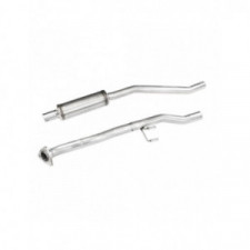 Tubo central INOX com silenciador para HONDA CIVIC 1.5T 182hp 2018-