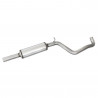 Tubo central con silenciador INOX para VOLKSWAGEN GOLF 7.5 2.0 GTI 245cv 2017-