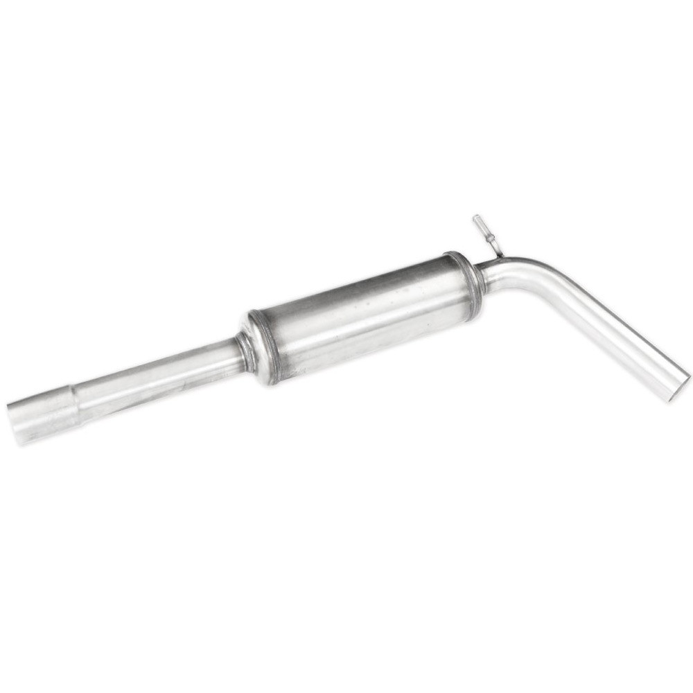 Tubo central INOX com silenciador para SKODA FABIA NJ 1.2 TSI 90-110hp 2014-Array