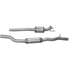 Tubo central INOX com silenciador para INFINITI Q30 S 2.0 211hp 2016-