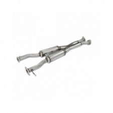Tubo central INOX com silenciador INOX para KIA STINGER GT 3.3 T-GDI 370hp 4WD 2018-