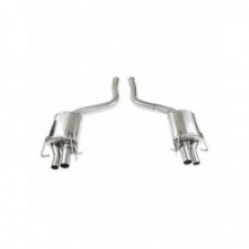 Terminal inox a válvula para MERCEDES CLASSE C63 AMG S W205 4.0i V8 BiTurbo 2015- diám.70