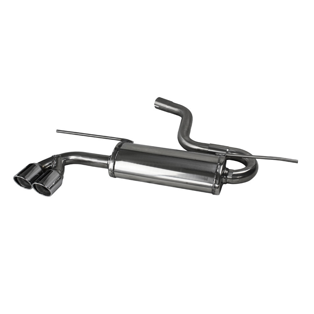 Tampa da extremidade em aço inoxidável 2x80mm X-Race VOLKSWAGEN GOLF 7 2.0 GTD 184hp 2013- diam.55Array