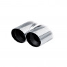 Terminal inox 2x80mm Racing VOLKSWAGEN GOLF 7 1.6 TDI 105cv 2015-