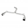 Terminal inox libre 102mm D+I VOLKSWAGEN GOLF 7 GTI Clubsport 2.0 TSI 265-290-310cv 2016-