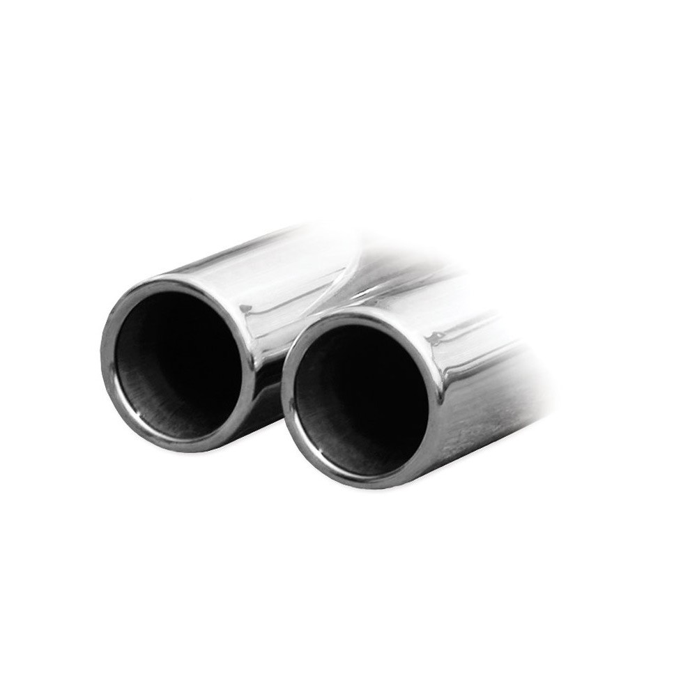 Terminal inox 2x80mm VOLKSWAGEN POLO AW 2.0 GTI 200cv 2018-Array