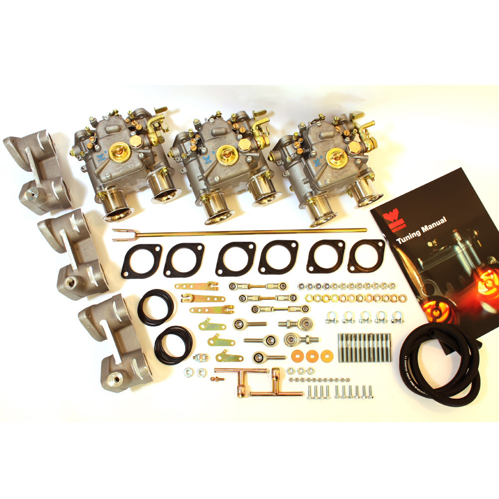 Kit de admissão Weber 3x 40DCOE BMW M30 2.5/2.8/3.0Array