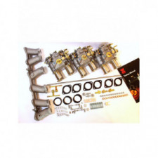 Kit de admissão Weber 3x 45DCOE 240Z/260Z/280Z Redondo