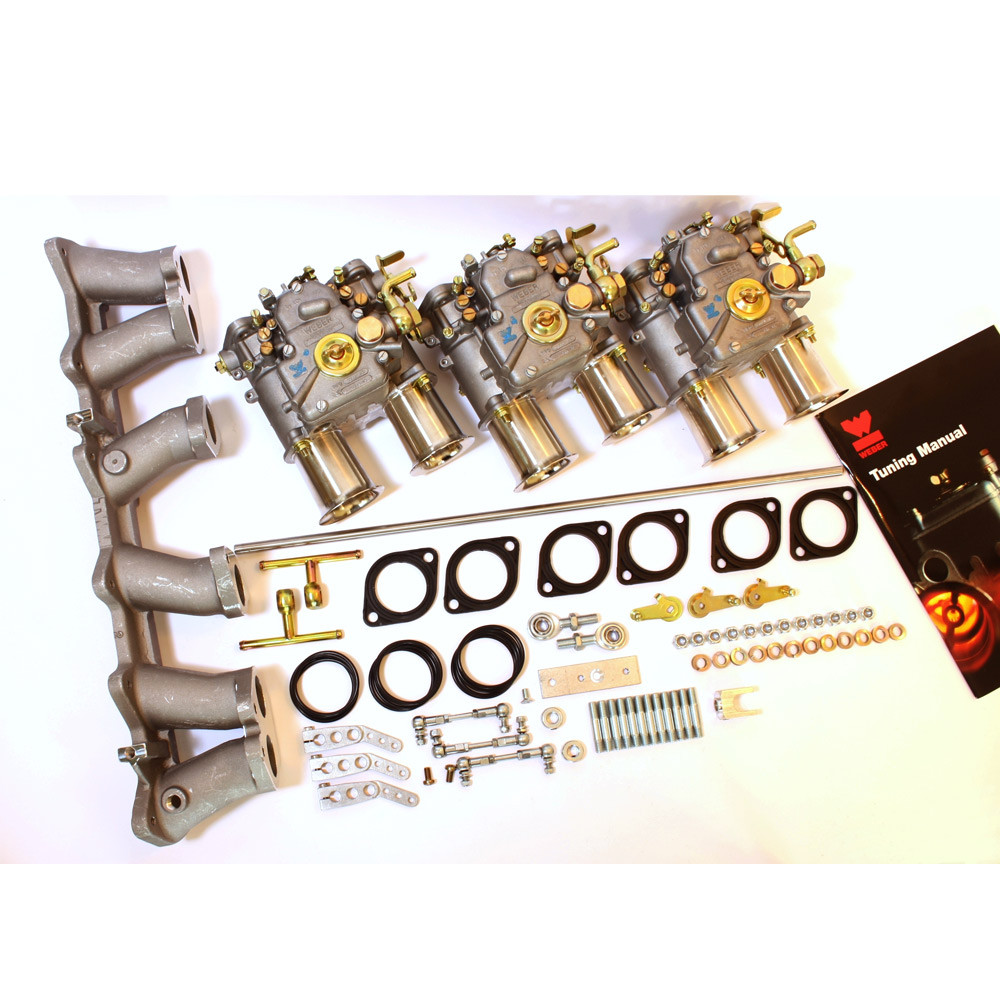 Kit admisión Weber 3x 45DCOE 240Z/260Z/280Z RedondoArray