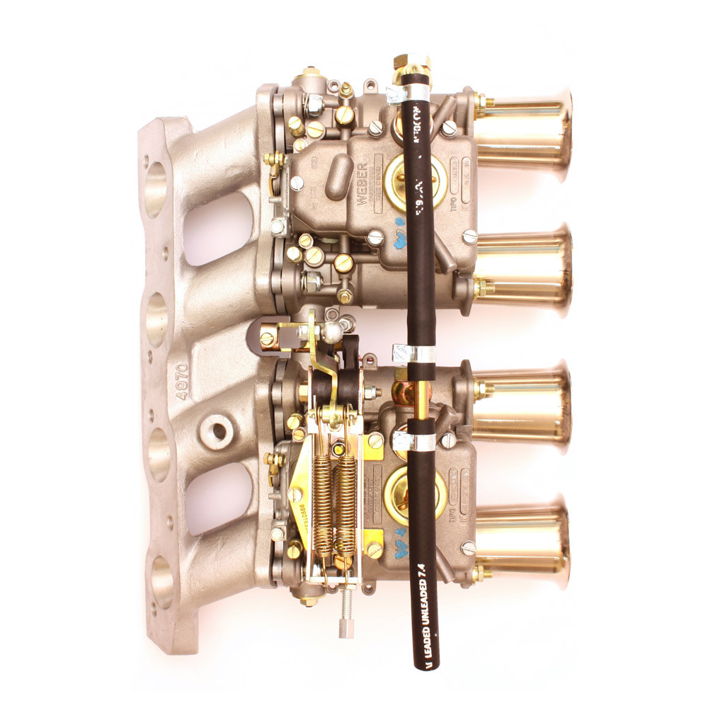 Kit de admissão Weber 2x45DCOE Fiat 124/131 8v TwincamArray