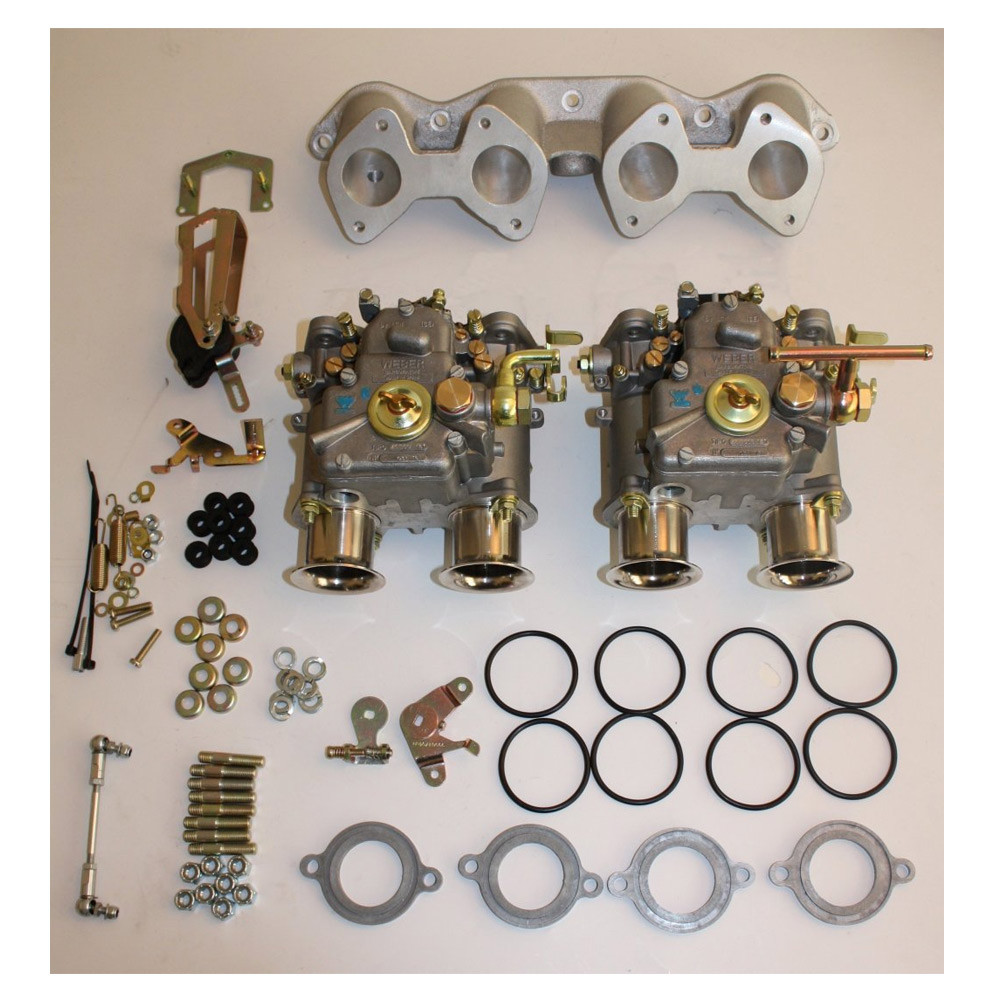 Kit de admissão Weber 2x40DCOE Ford X/FlowArray