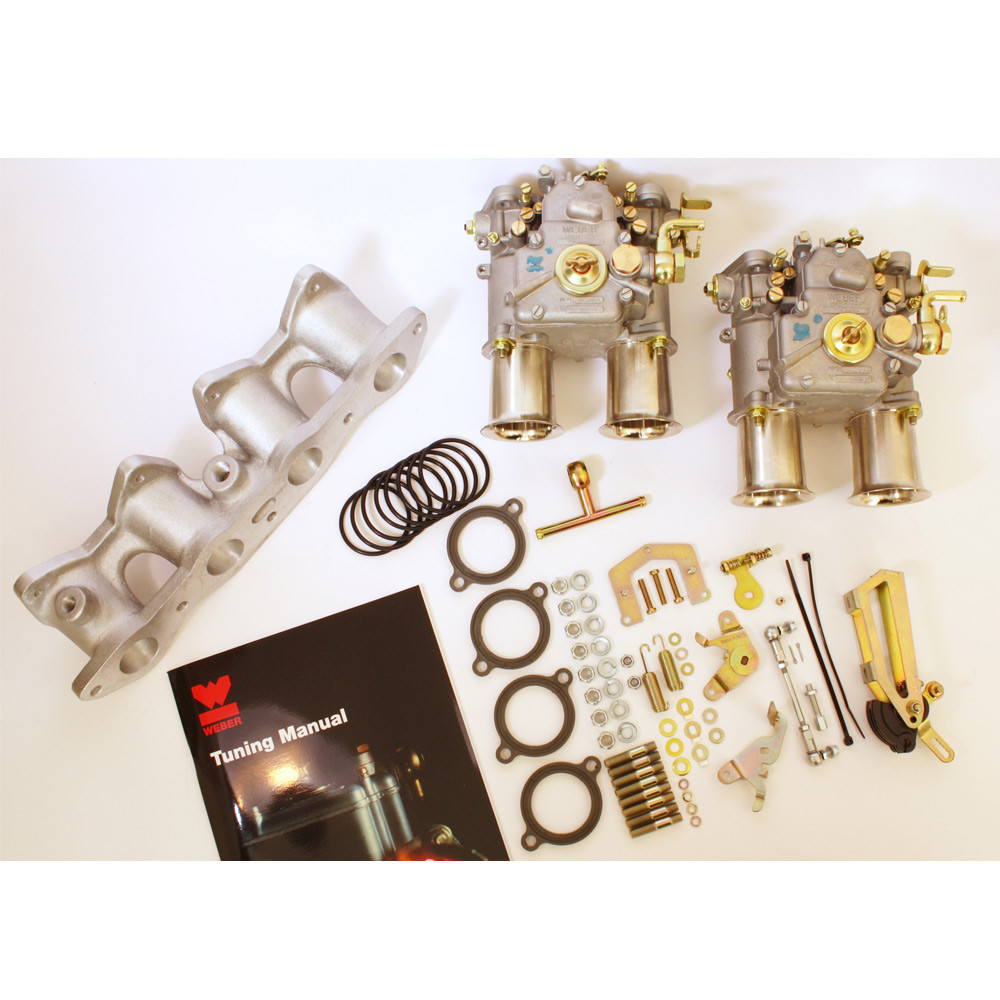 Kit de admissão Weber 2x45DCOE Ford X/FlowArray