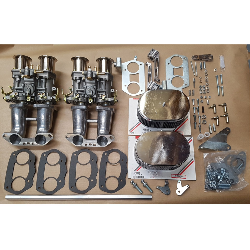 Kit admisión Weber 2x 44IDF Porsche 914 1.7/1.8/2.0Array