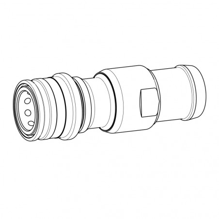 Acople hembra FIA Staubli gasolina manguito 32mm