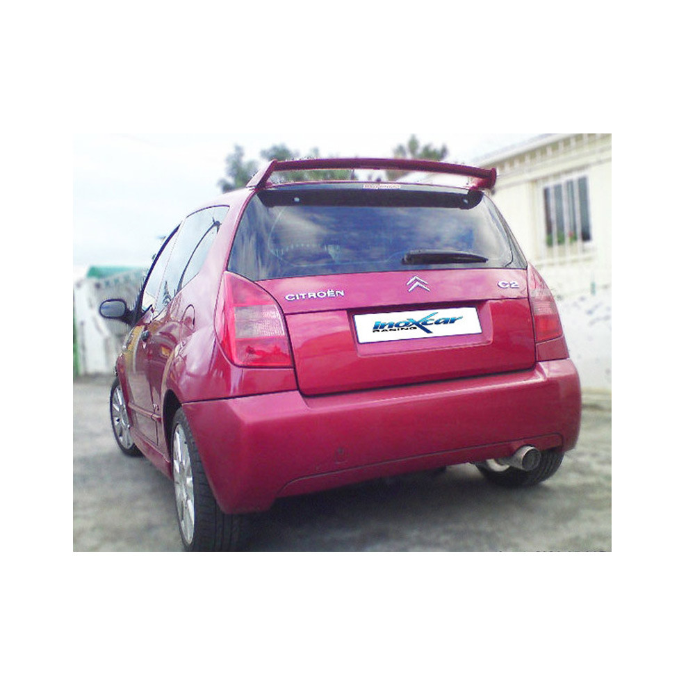 Catback 100mm Racing INOX CITROEN C2 1.6 16V VTS 125HP 2003- diam.45Array