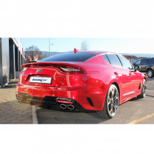 Aço inoxidável D+I livre D+I terminal KIA STINGER GT 3.3 T-GDI 370hp 4WD 2018-