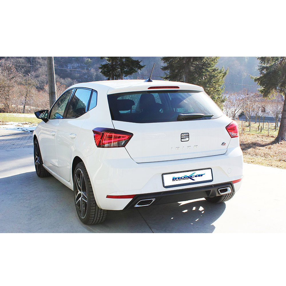 Terminal em aço inoxidável SEAT IBIZA KJ 1.0 TSI FR 95hp 2017-Array