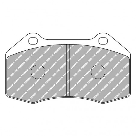 Pastillas de freno Ferodo DS 3.12 delantero Renault Mégane RS Brembo