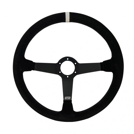 Volante GT2i Pro 380 piel vuelta Negro/Negro 65mm