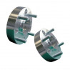 Espaçadores duplos para rodas Bratex 35mm 6x135 Ford 87MM (2 peças)
