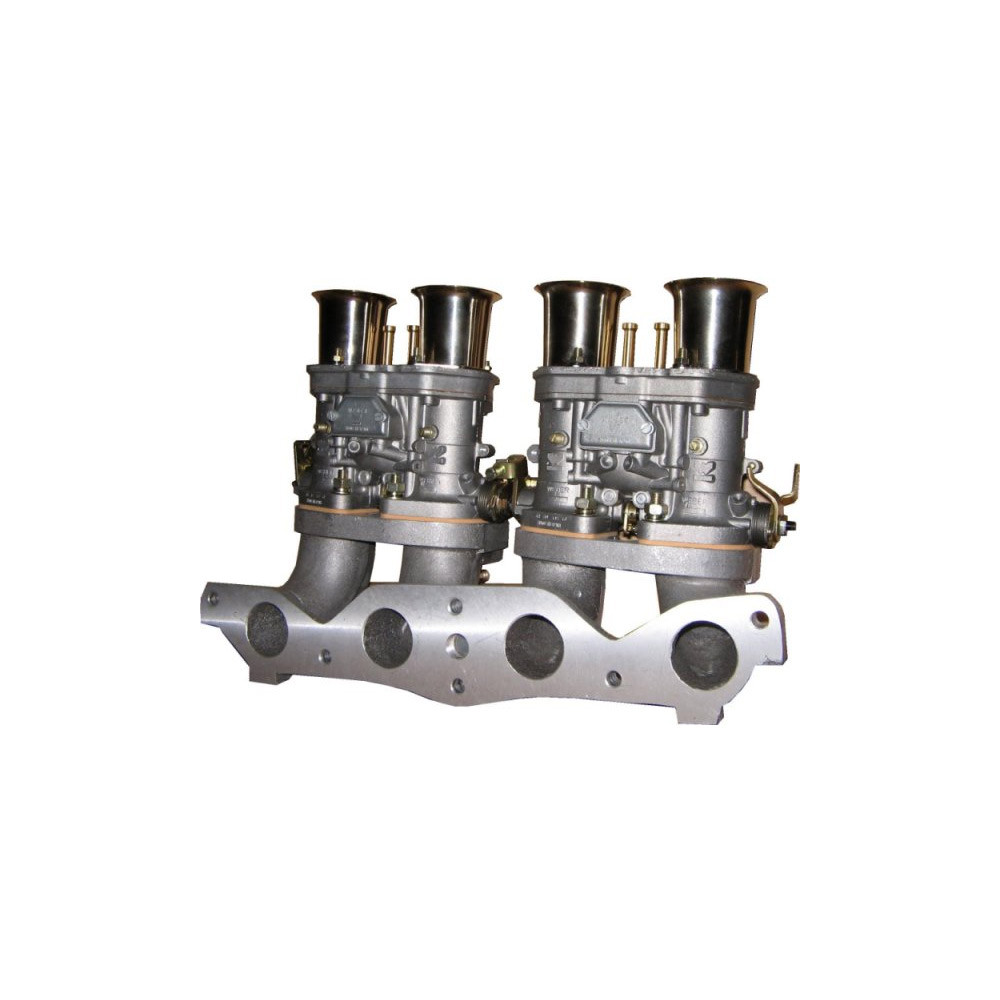 Kit carburador + tubo de admissão Weber 2x 45DCOE Ford Duratec 2.0/2.3Array