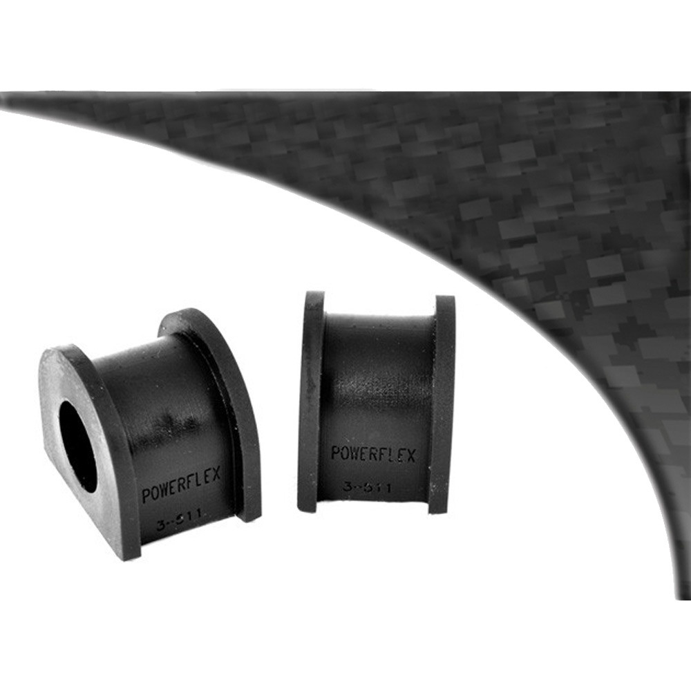 Silent Bloc Powerflex Preto Barra de Rolagem Traseira 15 mm Audi 80, 90 Quattro, incluindo Avant (1992-1996), S2 B4, RS2 B4 (199Array