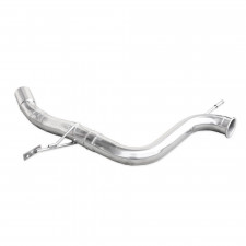 Tubo central sem silenciador Inoxcar Renault Megane 2.0 turbo RS Trophy depois de 2012 diâmetro 70mm