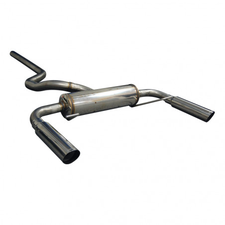 Intermedio + Silenciador Trasero Inoxcar 2x76Racing Diámetro 63.5 Peugeot 308 GTi 1.6 THP