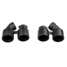 Silencioso Trasero 2x90 Black cerámico Inoxcar Derecha y Izquierda Porsche 911 991 3.8