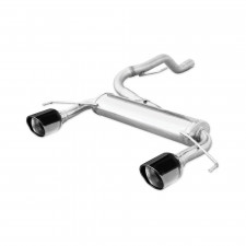 Terminal inox 100mm X-Race negro D+I OPEL CORSA E OPC 1.6i TURBO 207cv 2015- diám.54,5