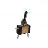Interruptor ON / OFF Metal con LED Verde