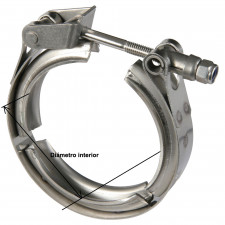 Abrazadera de escape V-BAND-POWERSPRINT