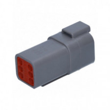 Conector DEUTSCH DT fêmea 6 pinos