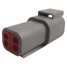 Conector DEUTSCH DTM fêmea de 4 pinos