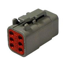 Conector DEUTSCH DTM macho 6 alfiler