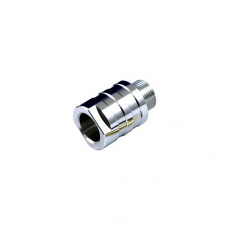 Adaptador para tubo TakeOff aluminio M3/8BSP - 25 mm