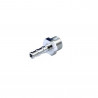 Adaptador para tubo de descolagem de alumínio M3/8BSP - 8 mm