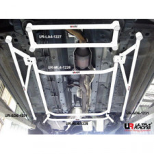 Refuerzo en H/barra de cuadro delantero Nissan X Trail 2.0 08+ 4 puntos