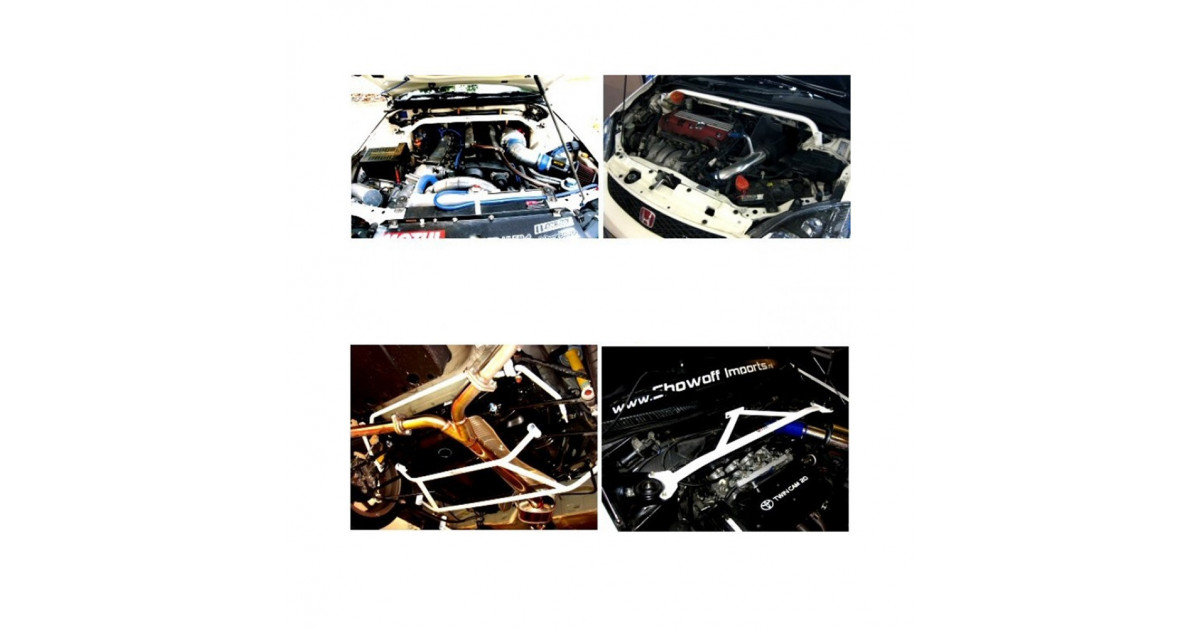 Barra de puntal superior delantera Saab 93 02-12 2.0T 2 puntos