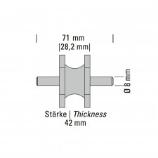 Silentbloc de escape 220 °C POWERSPRINT