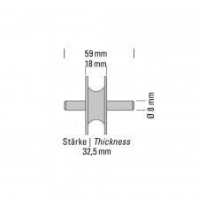 Silentbloc de escape 220 °C POWERSPRINT