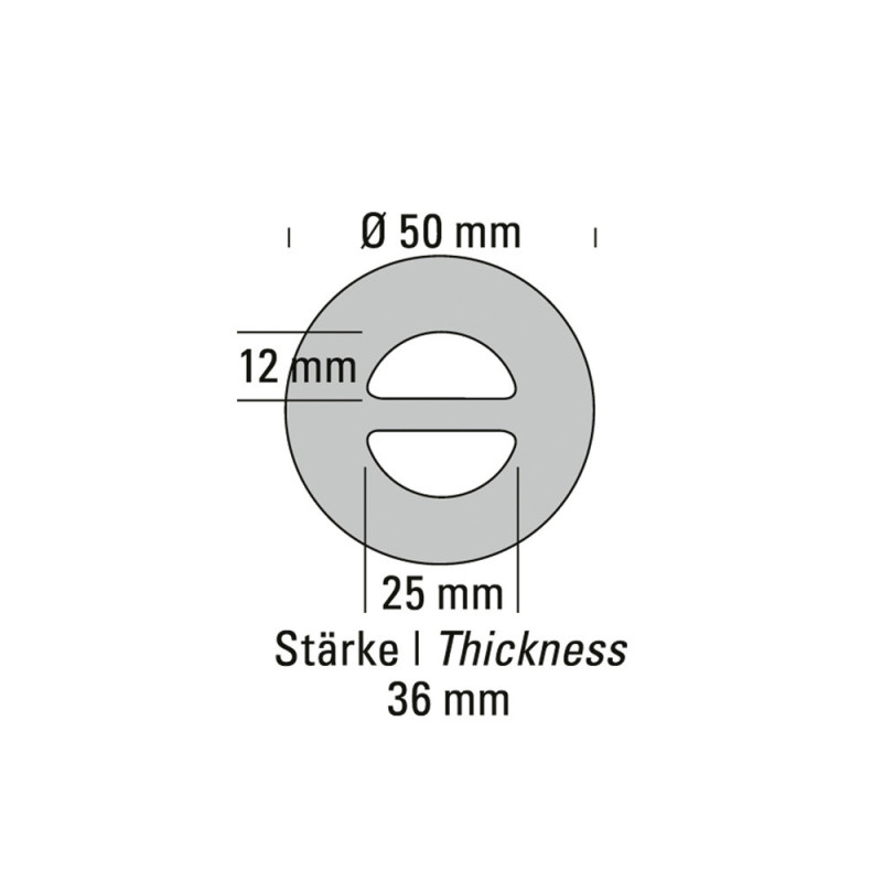 Silentbloc Exhaust 220°C POWERSPRINT 50mm de diâmetroArray